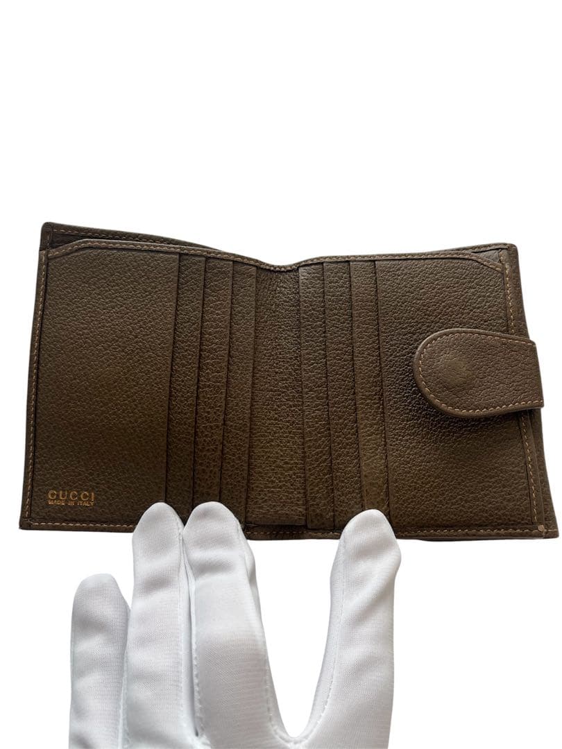 GUCCI ホースビット２つ折り財布