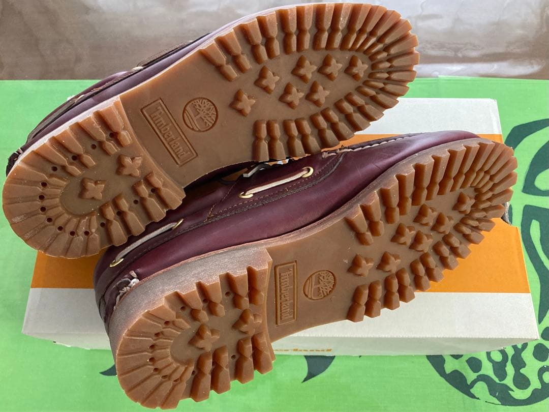 TIMBERLAND BOAT SHOE バーガンディ 7.5 【未使用】