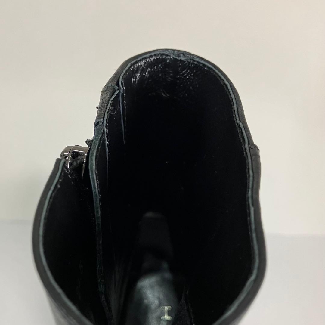 美品　ヒミコ　HIMIKO ショートブーツ 撥水ベルト　バックル　専用袋付き