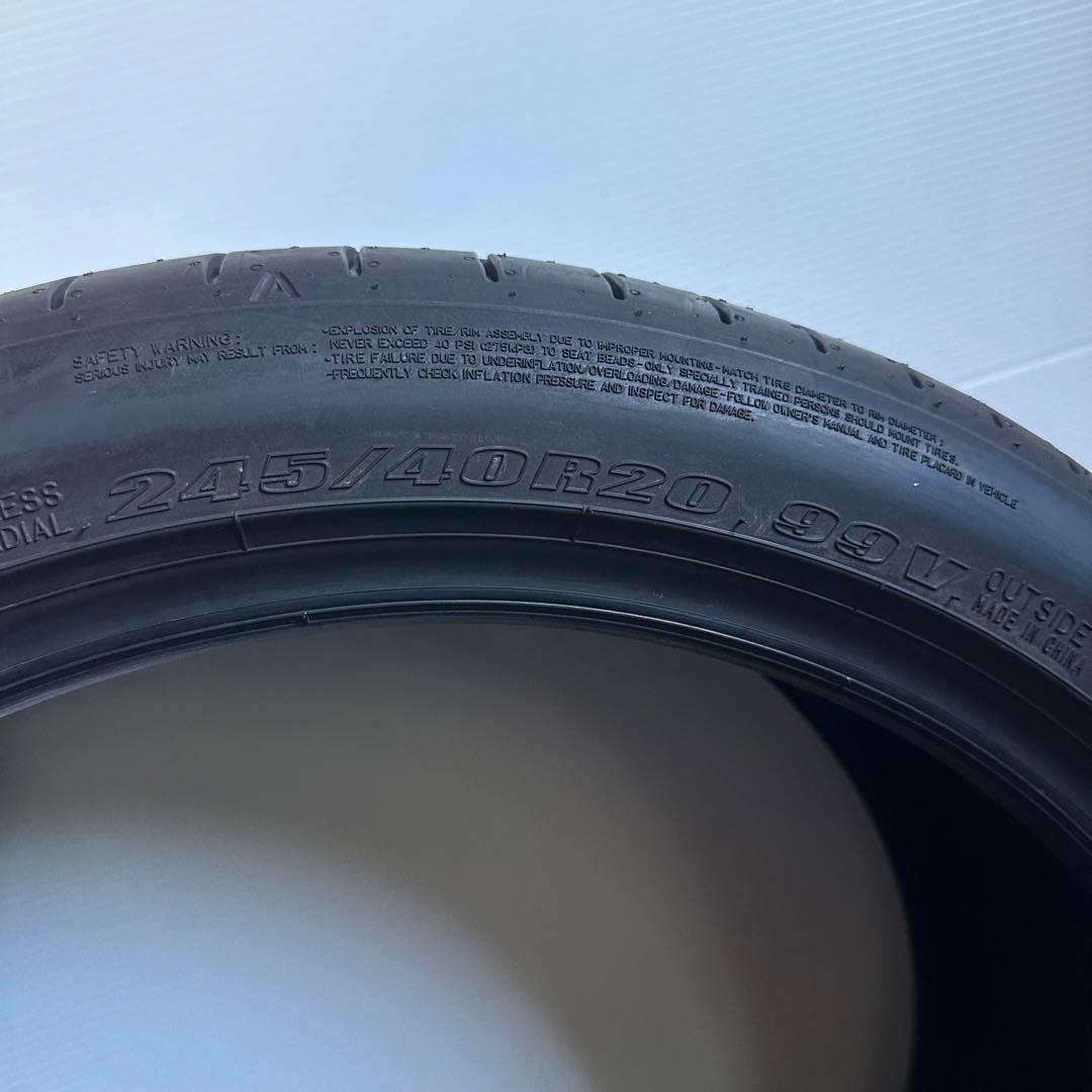 4本価格　245/40R20 ダンロップ　SP SPORT サマータイヤ　夏