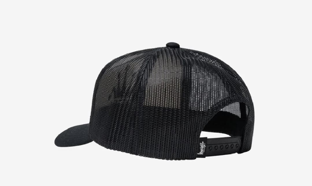 Stussy Crown Stock Trucker Cap キャップ 黒