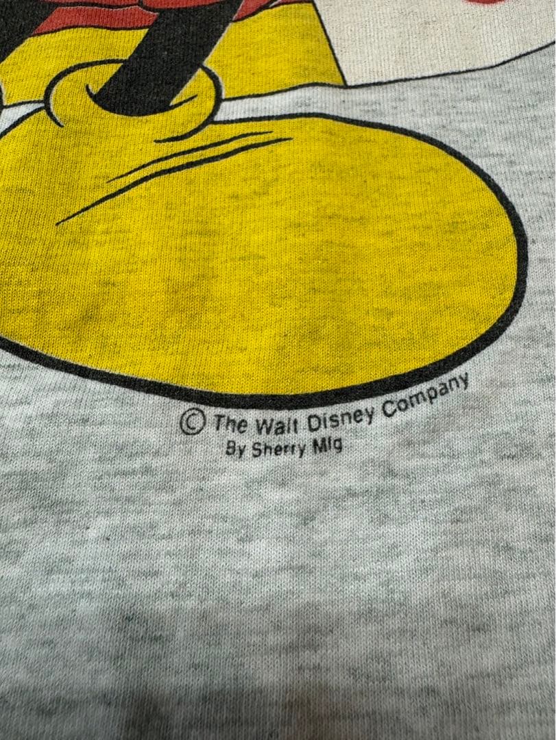 80's Disney ビンテージ ミッキー プリントTシャツ アメリカ製