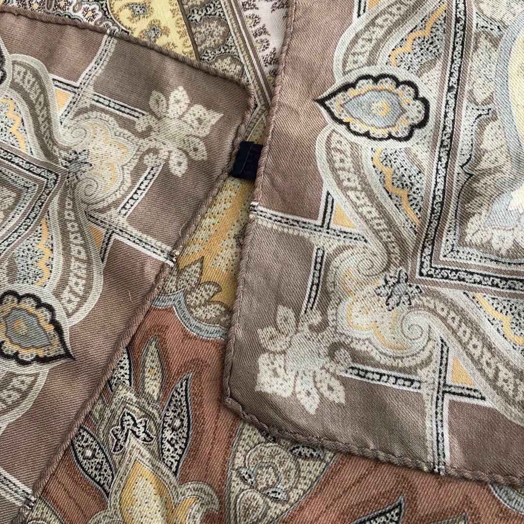 エトロ　大判 ストール　ウール＆シルク　ETRO ペイズリー