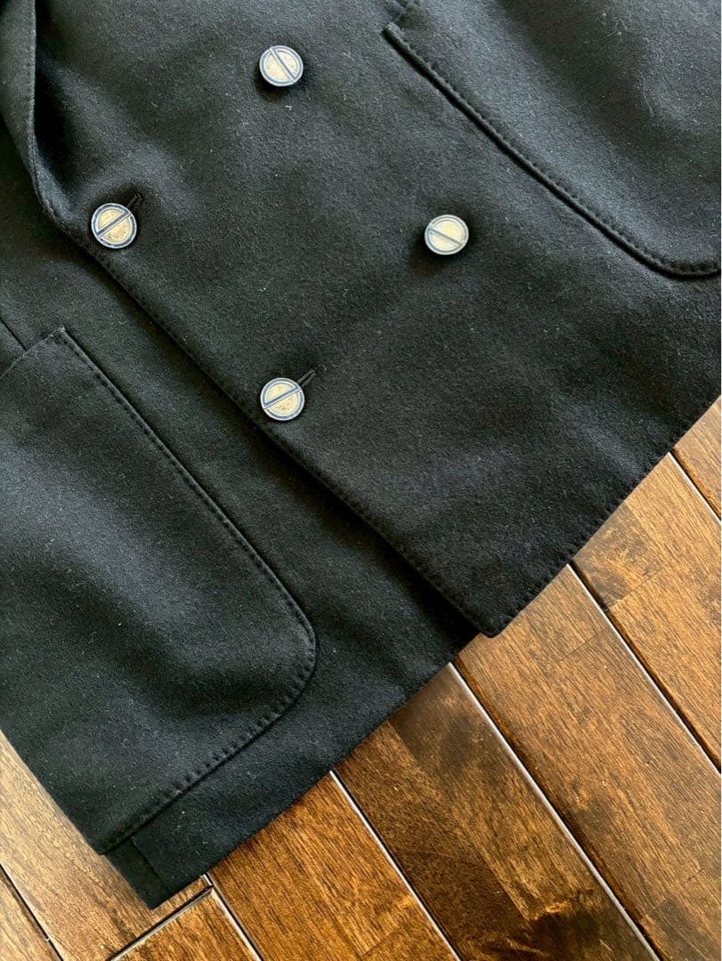 クリスチャンディオール/90s ウール ダブルブレストJK CDボタン 黒 XL