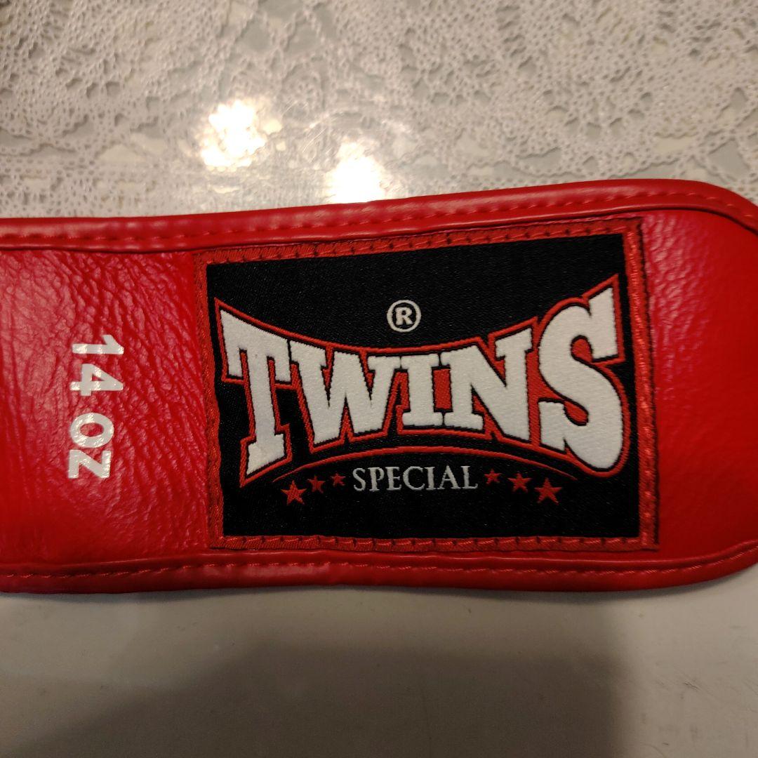 TWINS ツインズ ボクシンググローブ 14oz レッド ツインズ