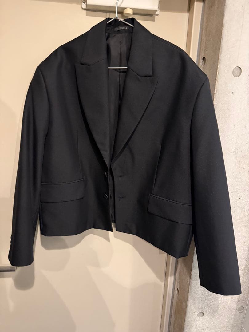 ZARA オーバサイズ クロップド ブレザー