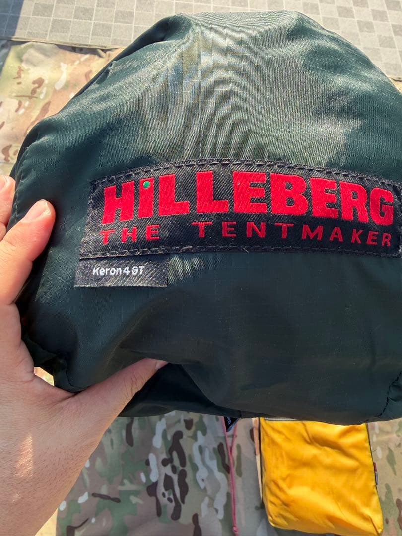 HILLEBERG ケロン4GT グリーンフットプリント付き