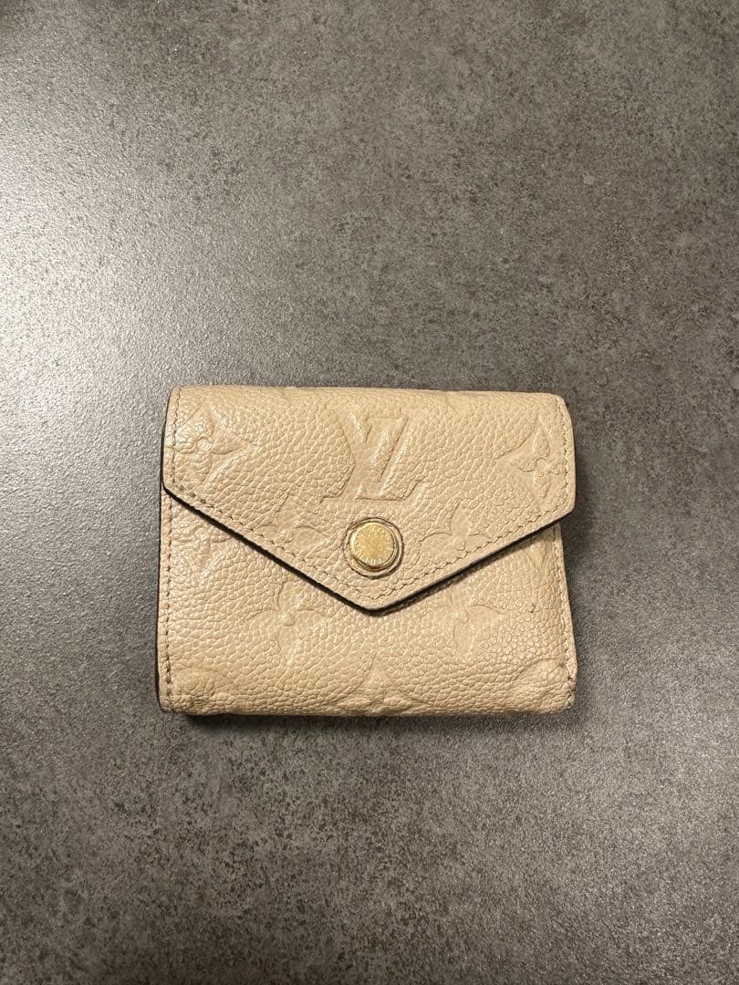 Louis Vuitton ベージュ 三つ折り財布