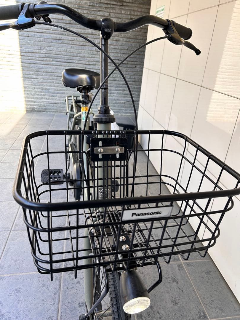 【直接受け渡し希望】Panasonic 電動アシスト自転車 シティタイプ カーキ