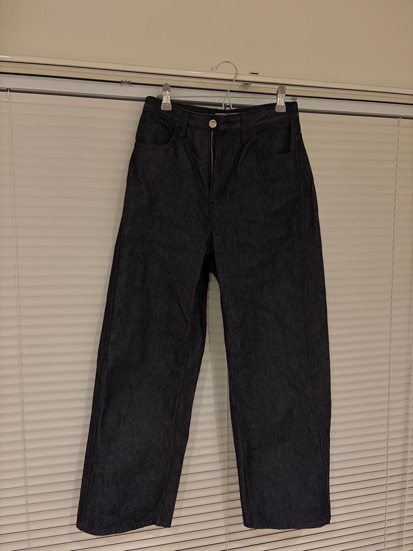 パンツ ohotoro loom indigo jeans