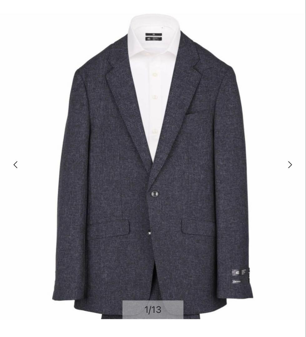 suit select グレー　スーツ　BLKP2106 A7
