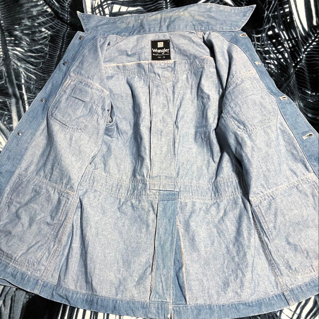70s ビンテージ Wrangler デニム サファリ ジャケット カバーオール