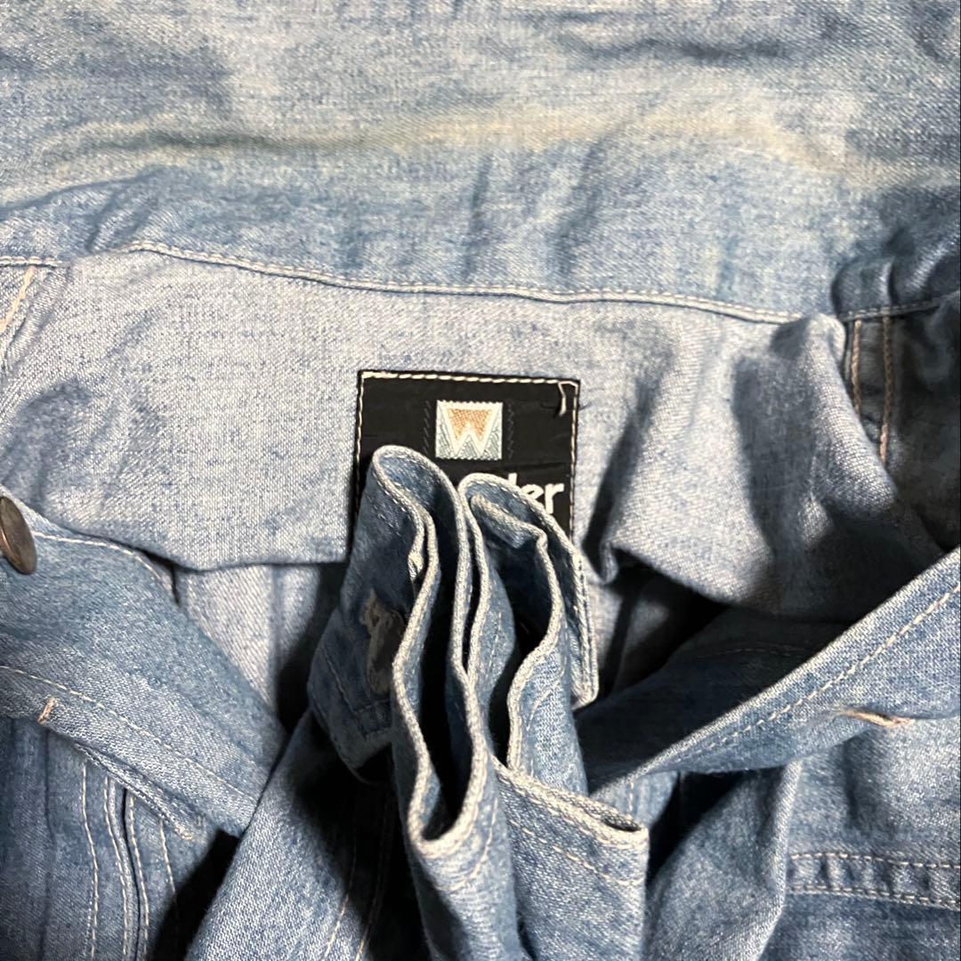 70s ビンテージ Wrangler デニム サファリ ジャケット カバーオール