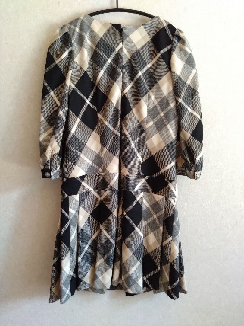 BURBERRY BLUE LABEL チェック柄ワンピース 冬物 38
