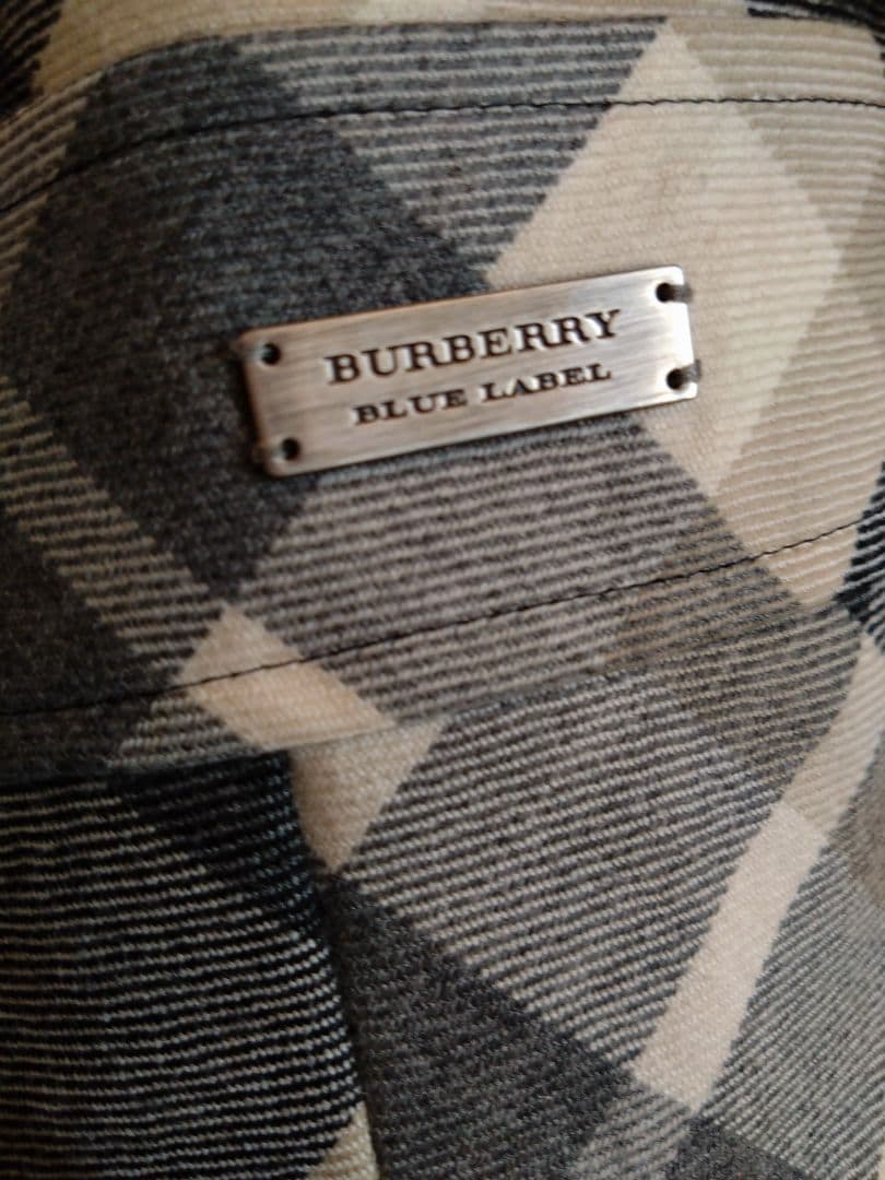 BURBERRY BLUE LABEL チェック柄ワンピース 冬物 38