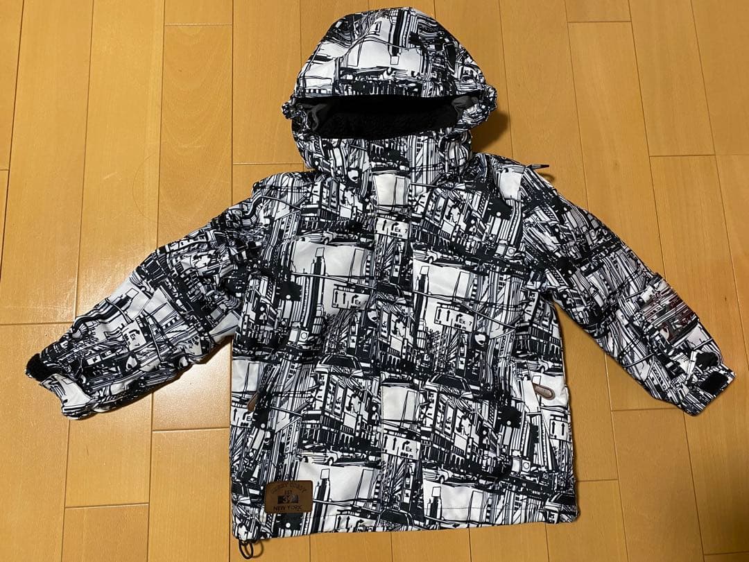 値下 美品 スキーウェア キッズジュニア上下セット コスビー 120cm