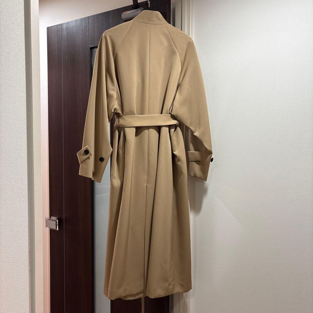 トゥモローランドコレクション　カバートクロス スタンドカラーコート