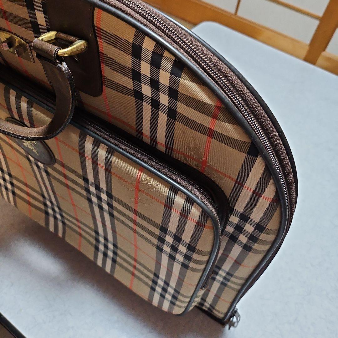 Burberrysバーバリーノバチェックガーメントバッグヴィンテージ品