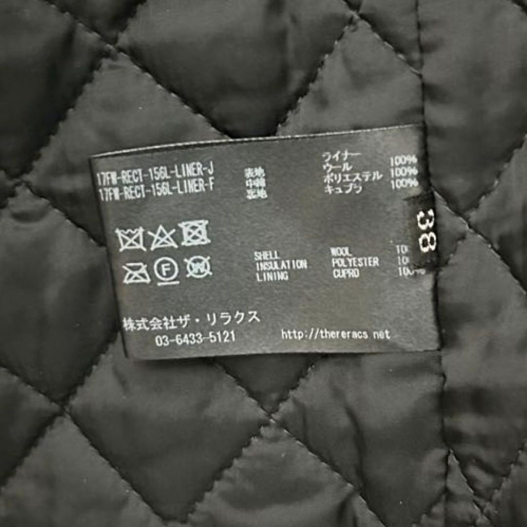 THE RERACS リラクス　ボアライナー　モッズコート　38 ブラック