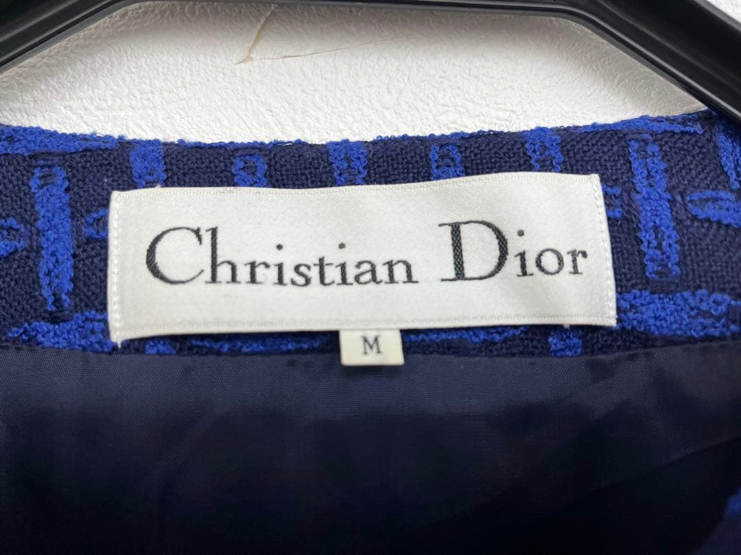 Christian Dior テーラードジャケット Mサイズ　青
