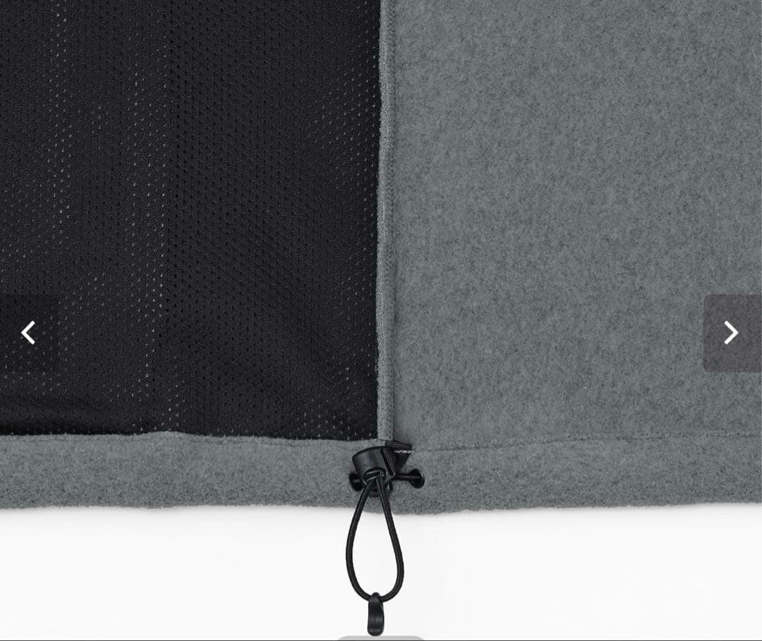 トップス ENNOY PROFESSIONAL FLEECE VEST (GRAY) XL