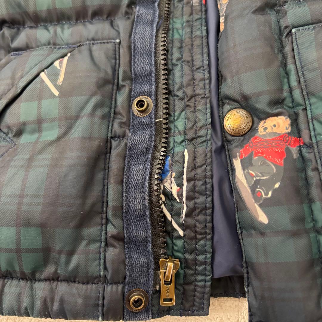 ラルフローレン ダウン 24M チェック柄