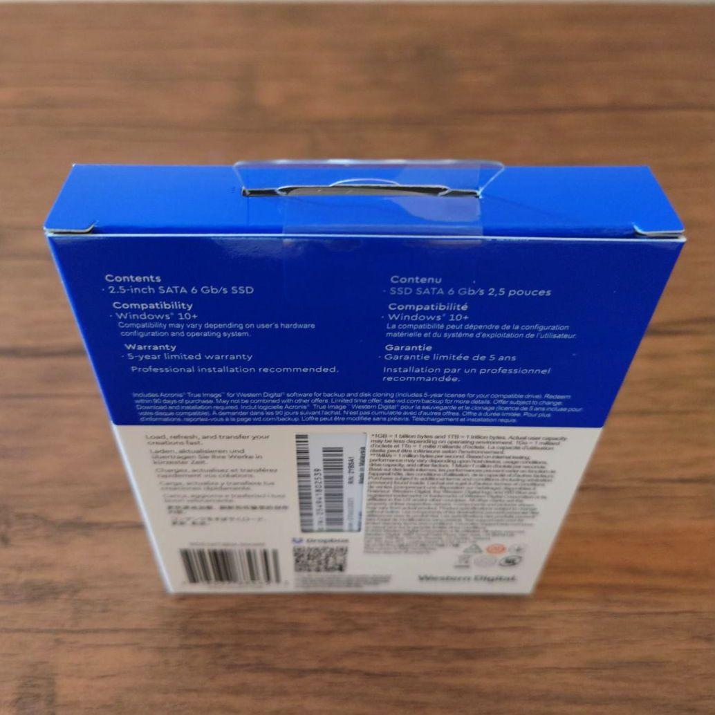 【新品・未開封】WD Blue SA510 1TB SSD 2.5インチ