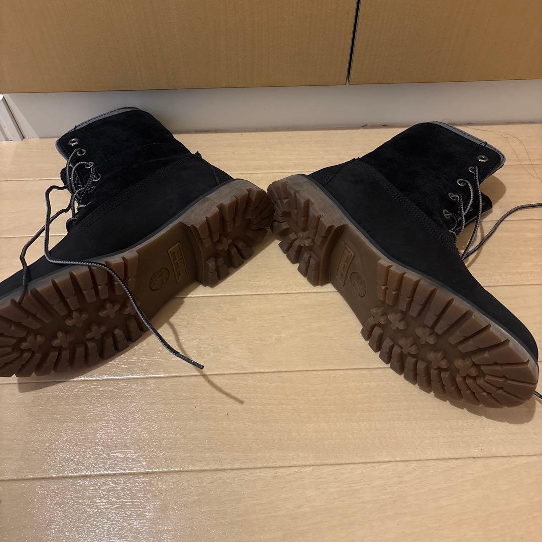 ［美品］Timberland 黒　レースアップブーツ