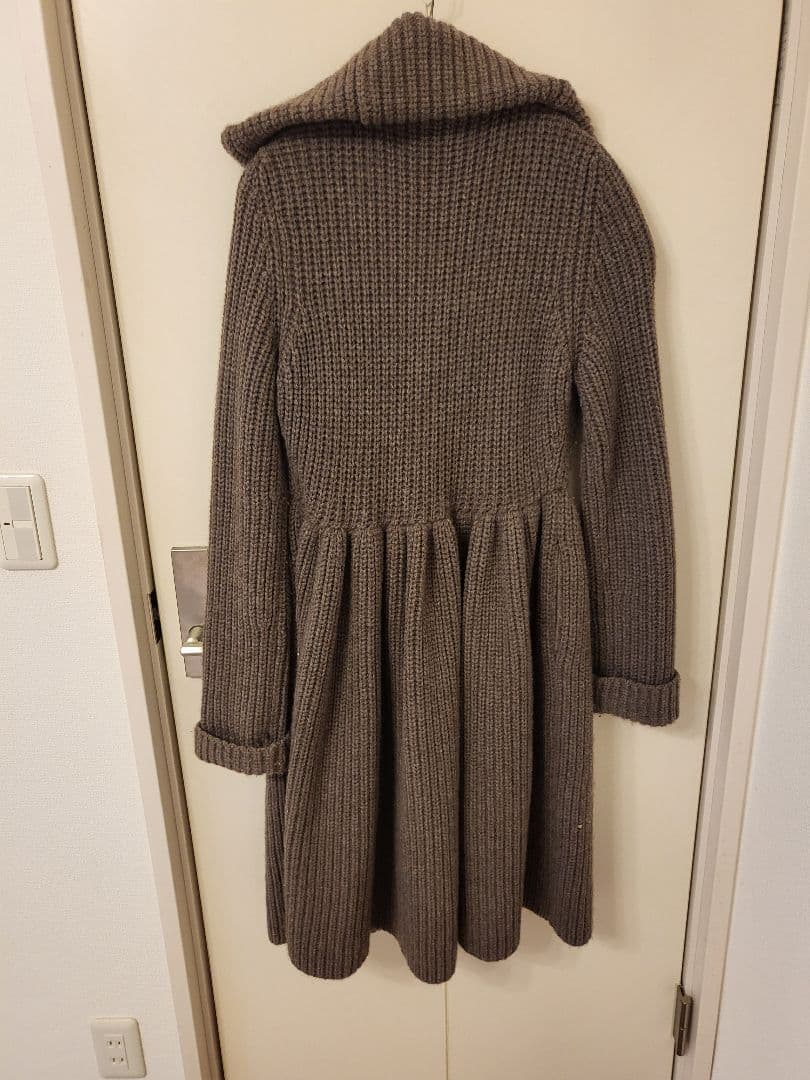 FOXEY boutique フォクシーのニットコート 40 ブラウン