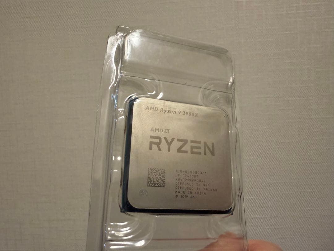 AMD Ryzen 9 3900X CPU 動作品