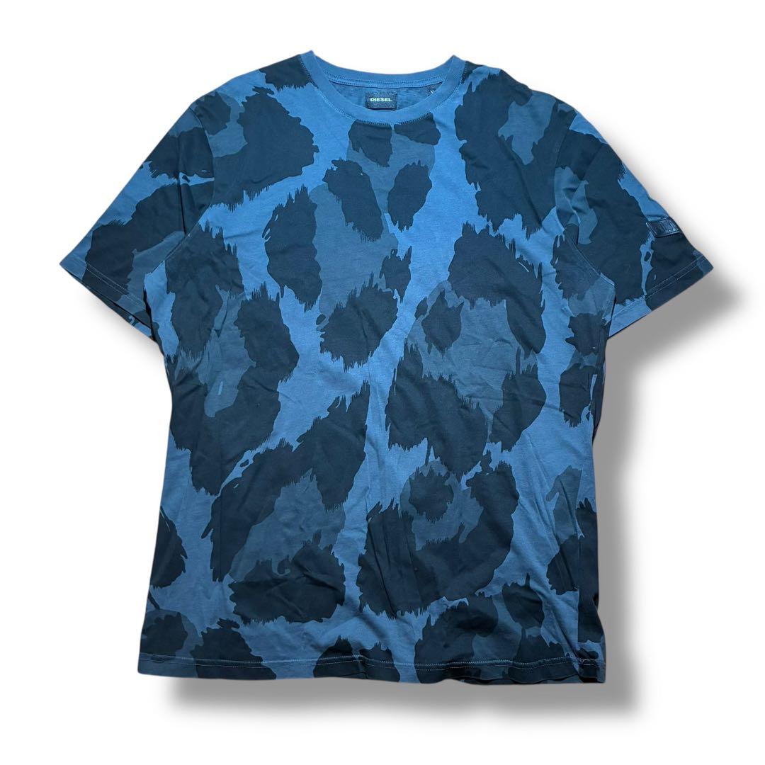 DIESEL 総柄デザイン Tシャツ XL