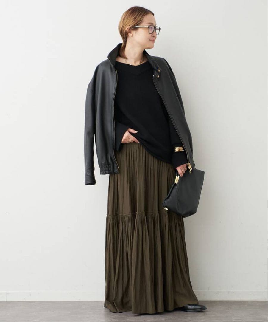 25ss Deuxieme Classe Gather Maxi スカート