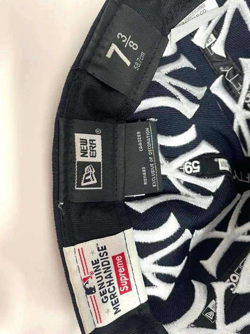 帽子 Supreme / Yankees BoxLogo New Era7 3/8