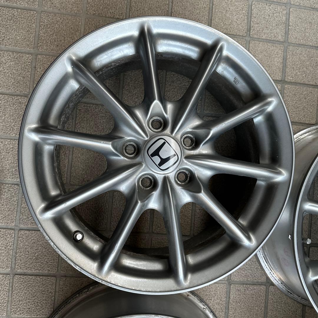 中古2本セット ② オデッセイアブソルートの純正アルミホイール17インチ