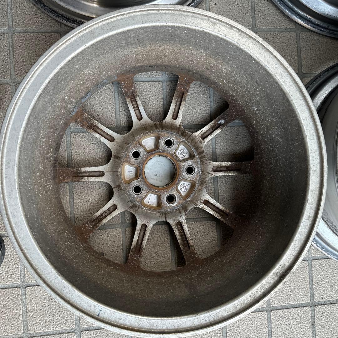 中古2本セット ② オデッセイアブソルートの純正アルミホイール17インチ