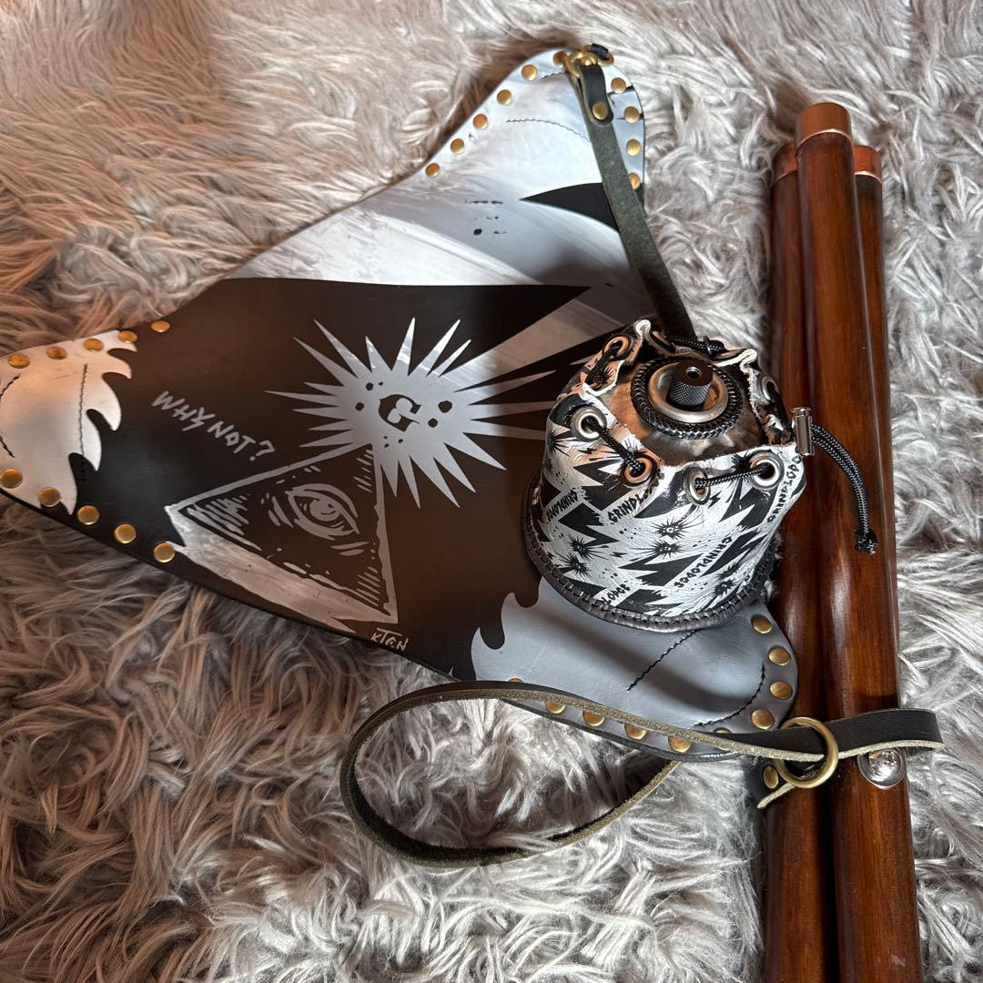 grindlodge × boab leather worksチェア&ODカバー