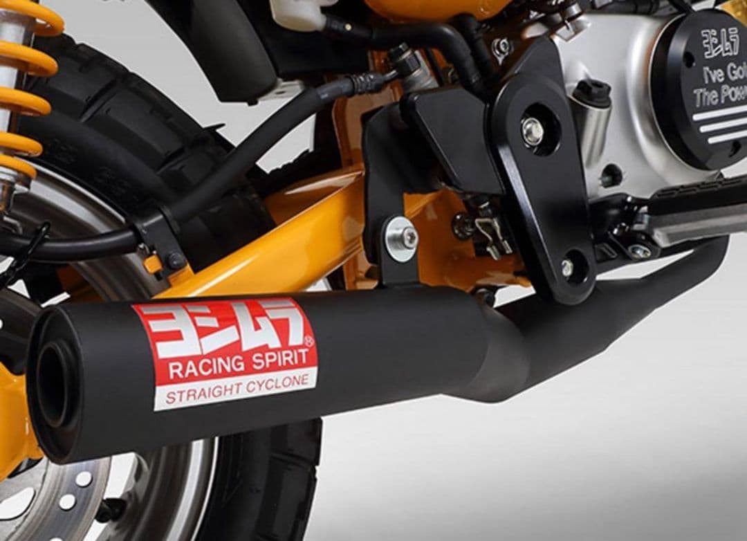 ヨシムラ モンキー125 マフラー機械曲 ストレートサイクロン 政府認証
