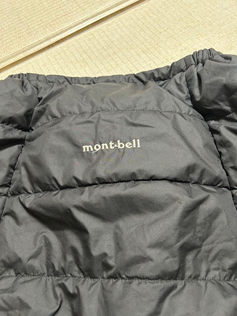 H*E様 mont-bell 黒 ポケッタブルベビーキャリアウォーマー　1124