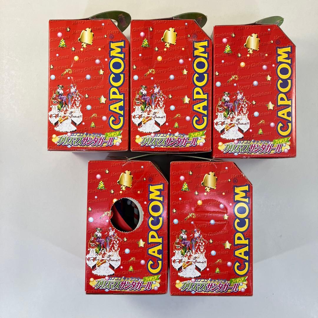 カプコンキャラクター　クリスマス　サンタガール　フィギュア　5種