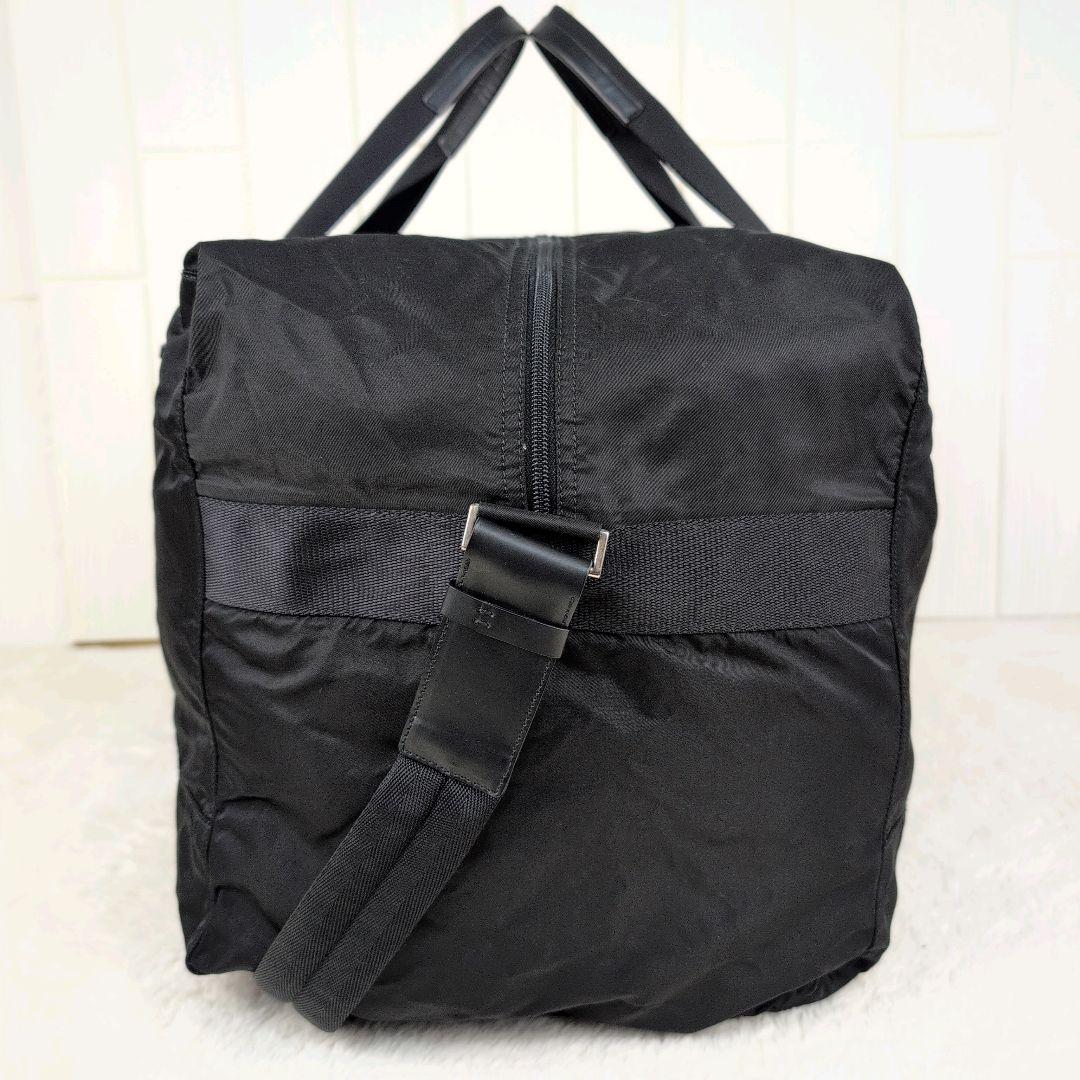 美品✨PRADA ボストンバッグ 2way カデナ ナイロン×レザー ブラック