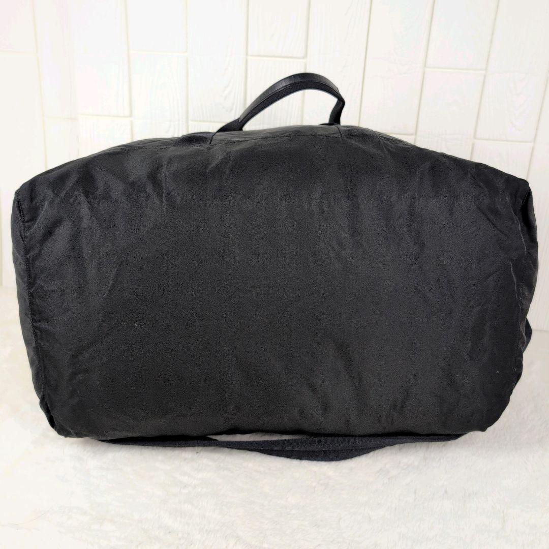 美品✨PRADA ボストンバッグ 2way カデナ ナイロン×レザー ブラック