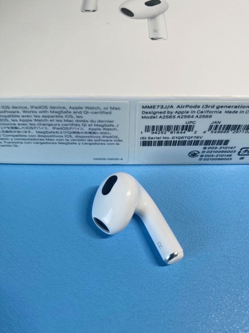 AirPods 第3世代 両耳のみ イヤホン A25642565