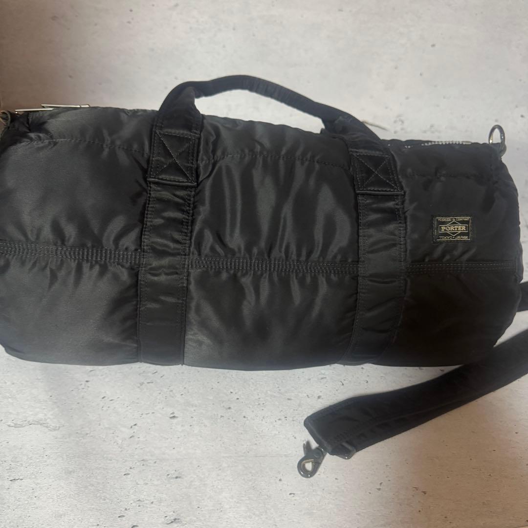 【廃盤】PORTER 吉田カバン ドラムバッグ タンカー ダッフルバッグ 黒