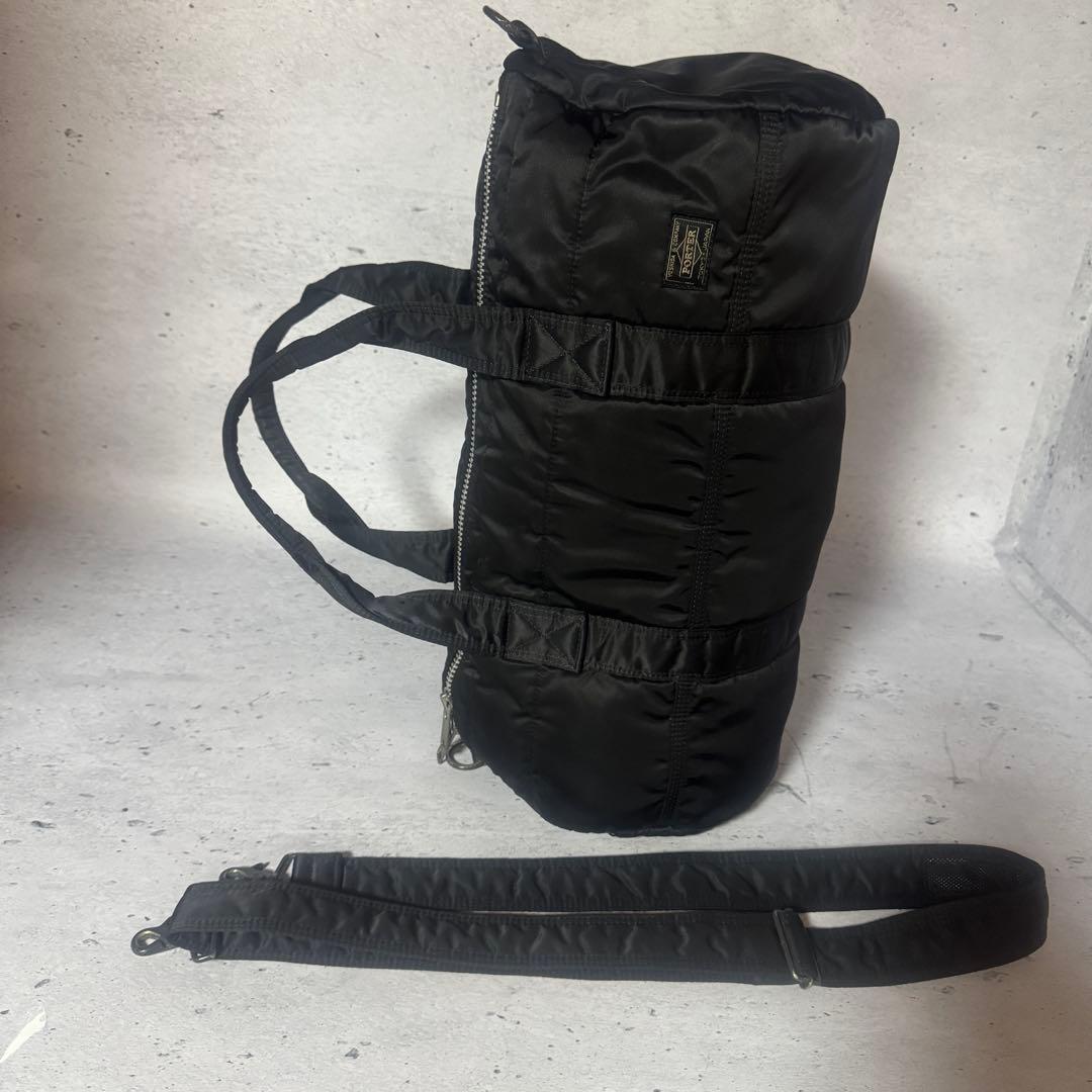 【廃盤】PORTER 吉田カバン ドラムバッグ タンカー ダッフルバッグ 黒