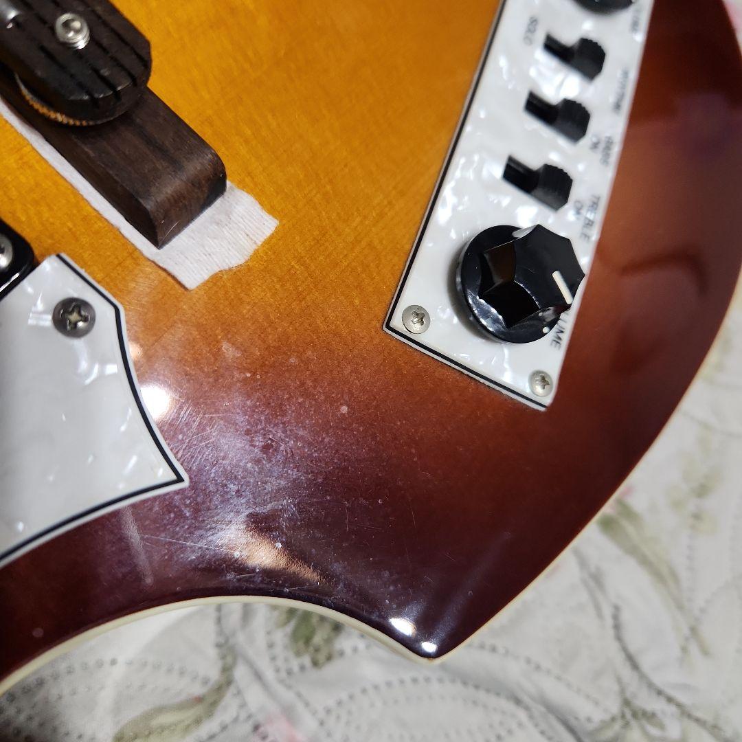Höfner サンバースト バイオリンベース　レフティ