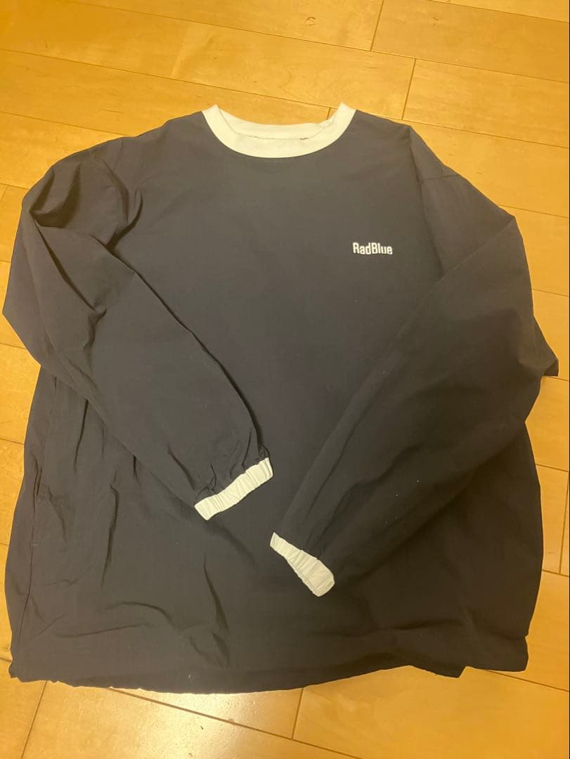 【完売品】　RadBlue テックコットンナイロンプルオーバー　（ラッドブルー）