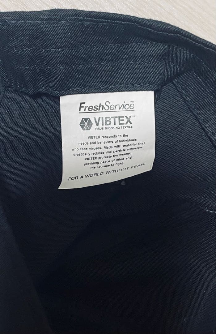 VIBTEX for Fresh Service 6PANEL CAPブラック
