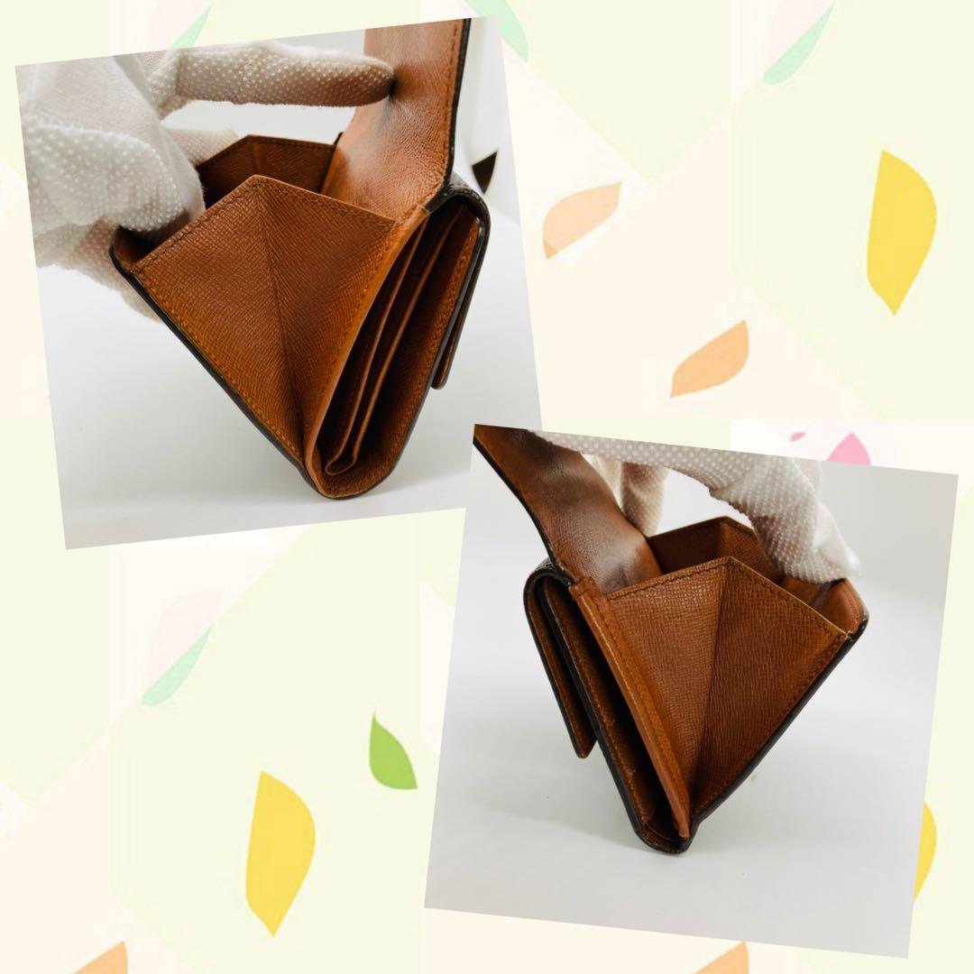 ルイヴィトン モノグラム コンパクト 財布 Wホック 男 女 A802