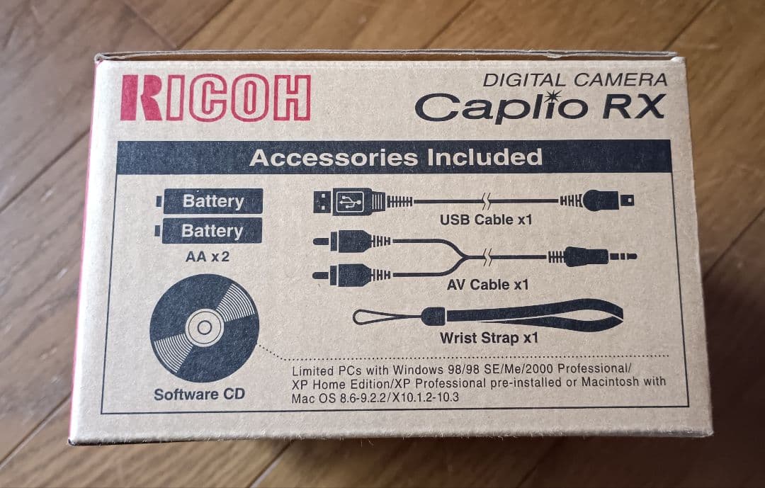 RICOH Caplio RX デジタルカメラ 箱あり バッテリーチャージャー付