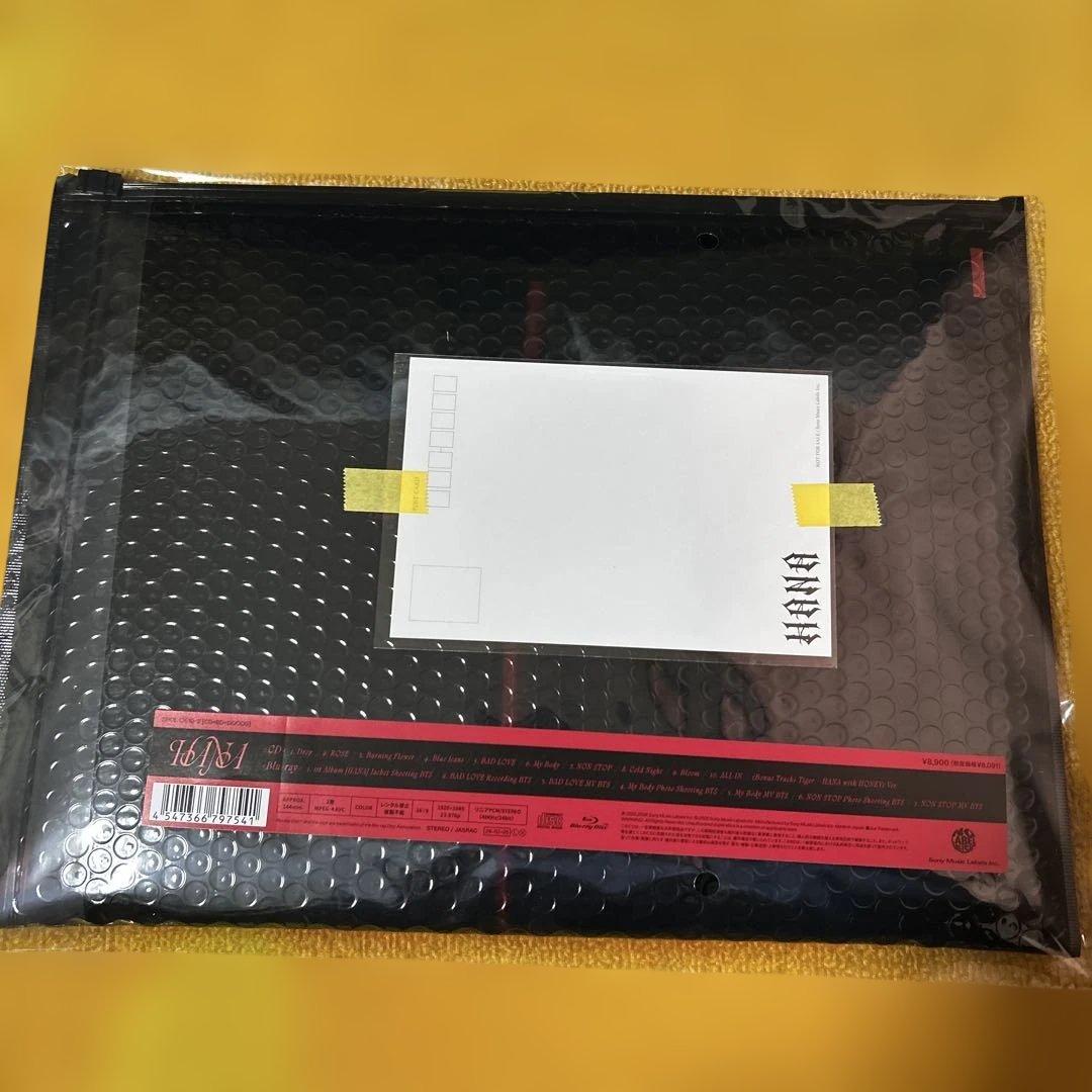 初回限定　先着特典　HANA 完全生産限定盤 CD＋Blu-rayポストカード